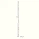 Сантиметровая лента - наклейка на стену или дверь для измерения роста Measuring сантиметр / ростомер на клее, 200 см, белая (110396454) - изображение 6