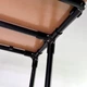 Металлический столик для ноутбука Mouzer Wood с деревянной поверхностью / подставка стол для ноутбука - изображение 9
