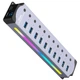 Хаб на 10 портів USB 3.0 BauTech з RGB підсвічуванням в алюмінієвому корпусі Сірий (1015-823-00) - зображення 10