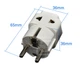 Перехідник живлення Ewell EU to AU/US/UK, білий (WDI-9W) - зображення 2