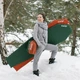 Килимок туристичний самонадувний Tm Ultralight. 185х50х3см. Зелений. Каремат - зображення 8