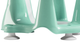 Siedzisko do wanny Ok Baby Flipper Evolution turkusowe (8008577157990) - obraz 5
