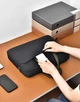 Сумка для ноутбука 17"-17,3" или документов большая противоударная Чёрная ( код: IBN047B ) - изображение 2