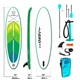 Надувная SUP доска AERO Board 2.0 (305х15х80см) 10" Green Leaf - изображение 2