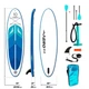 Надувная SUP доска AERO Board 2.0 (305х15х80см) 10" Blue Ocean - изображение 2