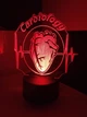 3d-светильник Кардиология сердце человека, 3д-ночник, несколько подсветок (батарейка+220В), подарок кардиологу - изображение 8