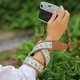 Ремінь-вишиванка для дзеркальної фотокамери, універсальний ремінь на шию Коричневий ( код: IBX009K ) - зображення 8