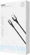 Кабель Proove WireX USB to Lightning 2.4A 1 м Black (632540001) - изображение 2