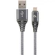 Кабель Cablexpert USB - micro USB (M/M), преміум, 1 м, сірий (CC-USB2B-AMmBM-1M-WB2) - зображення 1