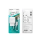 Мережевий зарядний пристрій з кабелем BOROFONE BA36A High speed single port QC3.0 charger set 18W(Micro) White (6931474715999) - изображение 2