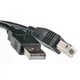 Кабель PowerPlant (KD00AS1227) USB2.0(AM)-USB2.0(BM), 5м, Black, one ferrite - изображение 1