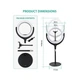 Держатель с кольцевым освещением REMAX LIFE Desktop Selfie Spot Light RL-LT13 360 градусов 50-80cm - изображение 4