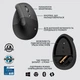Вертикальная беспроводная мышь LOGITECH WRL VERTICAL BLACK Right 910-006494 - изображение 6