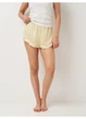 Шорты пижамные H&M L Желтый 1154185 - изображение 1