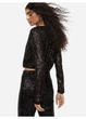 Блуза H&M M Чорний 1116508_01 - зображення 2