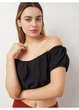 Топ H&M L Чорний 0972841_квадр.виріз - зображення 4