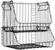 Kosz Homla EYRE metalowy czarny niski 30x30 cm (5906496730801) - obraz 4