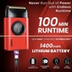 Электробритва VGR V-377 Red шейвер титановые лезвия LED-дисплей регулировка мощности в металлическом корпусе - изображение 4