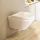 Унитаз подвесной Villeroy & Boch Architectura TwistFlush Rimless 4694CL01 c сиденьем 98M9C101 Soft Close дюропласт - изображение 4