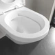 Унитаз подвесной Villeroy & Boch Architectura TwistFlush Rimless 4694CL01 c сиденьем 98M9C101 Soft Close дюропласт - изображение 10