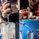 Набор гейзеров дозатор с защитным колпачком Bar House pourer металлические 4 шт Серебристый - изображение 4