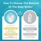 Пляшечка для годування Dr.Isla Baby Bottle 150 мл, 0–3 міс, рожева - зображення 8