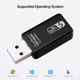 Бездротова мережна карта USB 3.0 WiFi WD-4601AC Realtek8812BU 2.4/5ГГц адаптер 1200 Мбіт/с - изображение 3