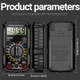 Мультиметр Aneng SZ308 750V AC/1000V DC Voltage, 10A DC Current, NCV, LCD з підсвічуванням (Чорний) - зображення 7