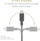 Кабель Lightning Native Union Belt Cable XL Zebra 3 м - изображение 3