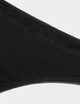Набор хлопковых трусиков Marks&Spencer стринги thongs 10(38) 5 шт black черный 0157 - изображение 4