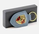 Брелок для ключей с гербом Porsche Crest Keyring Shore Blue - MY2025 - изображение 2