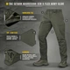 Штани ІІ M-Tac Aggressor Gen Flex Army Olive 32/32 20058062-32/32 - изображение 6