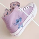Детские высокие кеды для девочки Disney CS-SS25-124DCLS 5903698721873 33 Фиолетовые (5903698721897) - изображение 8