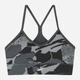 Спортивный топ женский Reebok 2M Modern Safari H65616 XS Черный/Серый (4065423437693) - изображение 9