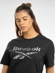 Футболка хлопковая спортивная длинная женская Reebok 3W Reebok Id Cottong 100034760 XS Черная (4066762789641) - изображение 3