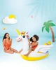 Плотик надувной для катания Intex Единорог 198х140х102 см виниловый одноместный Желтый (33-9-57561) - изображение 3