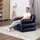 Кресло надувное раскладное Bestway 191х97х64 см из ПВХ одноместное до 100 кг Черное (33-9-75114) - изображение 7