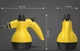 Пароочисник ручний Esperanza EHS001 Storm 350 мл, 1050 Вт, 2,8-3,5 бар, з насадками, для дому та авто - изображение 8