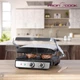 Електричний контактний гриль прижимний ProfiCook PC-KG 1029, 2000 Вт, нержавіюча сталь, термостат, антипригарні пластини, знімний піддон для жиру, розкриття 180°, Німеччина - изображение 5