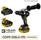 Шуруповерт ударный аккумуляторный бесщеточный Zegor CDPP-21BLH-170/21В/2 скорости/2 батареи 21В 4Ач/реверс/подсветка/кейс - изображение 7