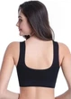 Женский удобный бюстгальтер на широких бретелях Comfort Elastic (1870-48-01) Черный 48 No Brand - изображение 3