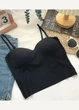 Женский удлиненный топ на тонких бретелях Elegant (1871-42-02) Черный One size No Brand (42-44) - изображение 5
