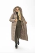 Пальто Miorichi Агата 54 Бежевий (01191-brown54) - изображение 5