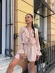 Жіночий яксравий прогулянковий костюм блуза і шорти Uaclothes 46-48 Бежевий (like33786-141921350) - изображение 3