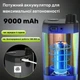 Портативный душ с насосом на аккумуляторе 9000mAh полевой Lixada Походный переносной душ для дачи туризма - изображение 3