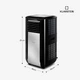 Кондиционер мобильный KLARSTEIN Max Breeze Smart 15000 БТЭ/час 4,4 кВт 95 м2 Черный (10035742) - изображение 11
