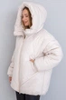 Зимняя куртка Miorichi Селін міді 50 Молочний (01211-white50) - изображение 7