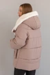 Зимняя куртка Miorichi Дора 52 Бежевий (01209-brown52) - изображение 2