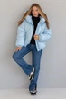 Зимняя куртка Miorichi Селін 46 Голубой (01210-blue46) - изображение 1