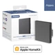 Вимикач Aqara H1 Smart Wall Switch EU With Neutral Zigbee 3.0 Apple HomeKit Global Темно-сірий з нульовою лінією WS-EUK03 - зображення 1